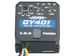 Futaba GY-401 Gyro (On order)